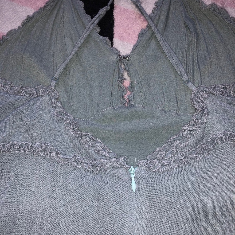 Sage Ruffle Dress - Picture 8 of 11